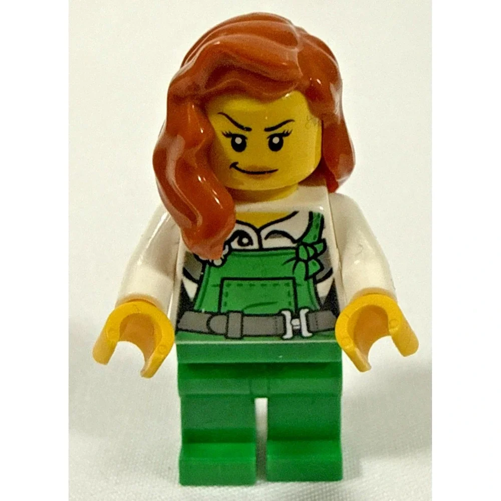 LEGO Minifigure CTY0745 Kids Small Green Bandit Female City Police Figure